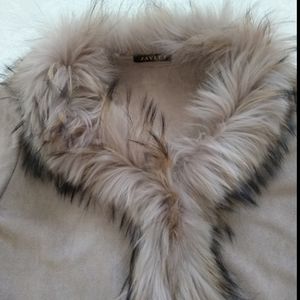 Raccoon fur sueded jacket Jayley